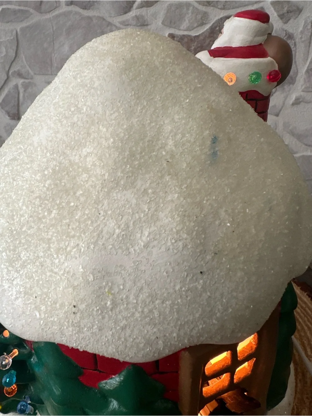 Vintage Hand Painted Ceramic Christmas Igloo